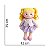 Pelúcia Boneca De Pano Infantil Rostinho Bordado Bella - Zip - Imagem 4