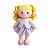Pelúcia Boneca De Pano Infantil Rostinho Bordado Bella - Zip - Imagem 3