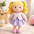 Pelúcia Boneca De Pano Infantil Rostinho Bordado Bella - Zip - Imagem 1