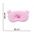 Travesseiro Anatômico Ergonômico Macio Ursinho Rosa Bebê Zip - Imagem 3