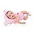 Travesseiro Anatômico Ergonômico Macio Ursinho Rosa Bebê Zip - Imagem 4
