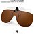 Lentes Polarizadas UV modelo CLIP on universal para óculos de grau - Imagem 1