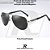 Óculos Aviador AORON8725 Lentes TAC Polarizada UV+ - Imagem 4
