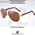 Óculos Aviador AORON8725 Lentes TAC Polarizada UV+ - Imagem 5