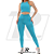 Conjunto Fitness Cropped regata e Calça longa Zero transparência - Imagem 6