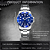 Relógio KingSeven Multifuncional Calendario Luxo Olhos + Caixa - Imagem 2