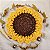 Toalhinha Girassol para altar 15,5cm - Imagem 3
