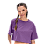 Cropped Oversized Liso Lilás - Imagem 1