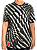 Camiseta com estampa abstrata, por sublimação total, em micro-fibra, tecido tecnológico. - Imagem 2