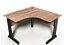Mesa em L com Pé Metálico - Imagem 1