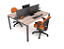 Plataforma Office 2 Lugares-25MM-1,00-Pé/Metálico - Caixa para Tomadas e Calhas -HOMEOFFICE - Imagem 2