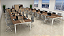 Plataforma Office 10 Lugares-25MM-1,00-Pé Metálico - Caixa para Tomadas e Calhas -HOMEOFFICE - Imagem 2