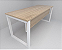 Mesa Reta com Pé Metálico -25mm - 1,800 x 600 - Person-Homeoffice - Imagem 1