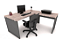 Mesa em L- Pé Painel -40mm- 1500 x 1500 - Corporativa-Homeoffice - Imagem 1