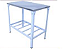 Mesa Inox  com prateleira - Imagem 1