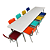 Conjunto de Atividades Escolares 10 lugares - Infantil - Imagem 2
