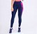LEGGING SINTONIA DIVE AZUL MARINHO COM ROSA ORQUIDEA - Imagem 2