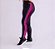LEGGING SINTONIA JUMP CIRRÊ PRETO COM ROSA ORQUIDEA - Imagem 3