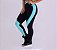 LEGGING SINTONIA SPIN PRETO COM AZUL ARUBA - Imagem 4