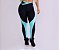 LEGGING SINTONIA SPIN PRETO COM AZUL ARUBA - Imagem 2