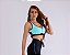 TOP SINTONIA PUSH AZUL ARUBA COM PRETO - Imagem 2
