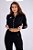 JAQUETA CASACO SINTONIA COMFY PRETO COM CINZA - Imagem 1