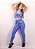 LEGGING AZUL SINTONIA PAULA  COM BOLSO - Imagem 1