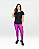 CAMISETA SINTONIA HOLIDAY PRETO COM FUCSIA - Imagem 1