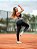 LEGGING SINTONIA DINAMIC PRETO COM AZUL TURQUESA - Imagem 1