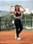LEGGING SINTONIA DINAMIC PRETO COM AZUL TURQUESA - Imagem 3