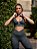 TOP SINTONIA TWIST CINZA MESCLA - Imagem 1