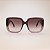 OCULOS DE SOL QUADRADO GRANDE MARROM DEGRADÊ - MODELO MARIA AMELIA - Imagem 1