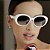 ÓCULOS DE SOL OVAL OFF WHITE - MODELO CAROL - Imagem 1