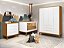 Berço mini cama Classic Branco com Savana - Imagem 3