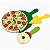 Coleção comidinhas em madeira  - Pizza - Imagem 1