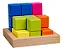 Cubo 3D Tetris em Madeira Educativo - Imagem 2