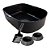 Kit Sanitário Para Gatos Sandbox Bandeja - Preto - Imagem 1