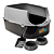 Kit Sanitário Para Gatos Sandbox Furba – Cinza - Imagem 1