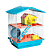 GAIOLA HAMSTER 2 ANDARES TETO PLÁSTICO - Imagem 1