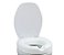 ASSENTO SANITARIO OVAL ELEVADO 7,5CM COM TAMPA - Imagem 2