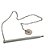 CANETA FIXA XPTO  SUP MOEDA CROMADA KIT  C/5 ou 10 UNIDADES - Imagem 1
