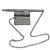 CANETA FIXA XPTO SUP HORIZONTAL CROMADA KIT C/5 ou 10 UNIDADES - Imagem 1
