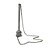 CANETA FIXA XPTO SUP BOLINHA CROMADA ALUMINIO KIT C/5 ou 10 UNIDADES - Imagem 1