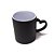 Caneca Mágica Preta Alça De Coração Para Sublimação 325ml - Imagem 1