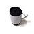 Caneca Branca Tampa De Silicone Alça De Coração Para Sublimação 365ml - Imagem 3