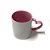 Caneca Alça De Coração E Interior Colorida Para Sublimação 325ml - Imagem 2