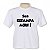 Camiseta Branca 100% Poliéster Personalizada - Imagem 1