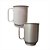 Caneca de chopp alumínio Prata/Branca 500ml Para Sublimação - Imagem 1