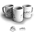 Caneca São Paulo Pontos Turísticos Minimalista Porcelana - Imagem 1