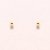 Brinco Bola Lisa com Detalhe em Zircônia Cristal Folheado a Ouro 18k - Imagem 2